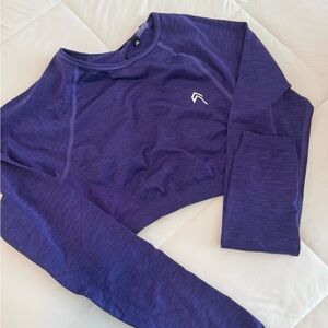 ONER ACTIVE PURPLE CROP LONG SLEEVE